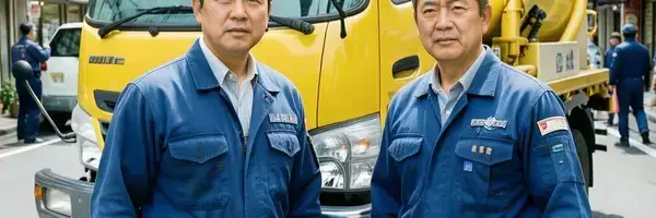 現場で作業するキュレートミッドタームの修理チーム